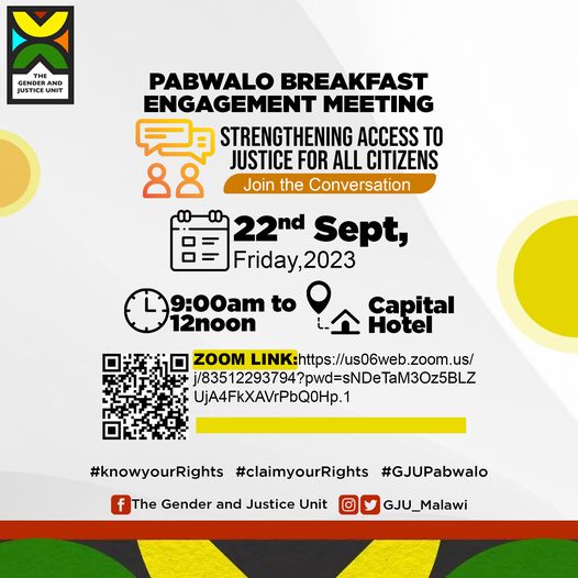 Pabwalo Breakfast Engagement Meeting